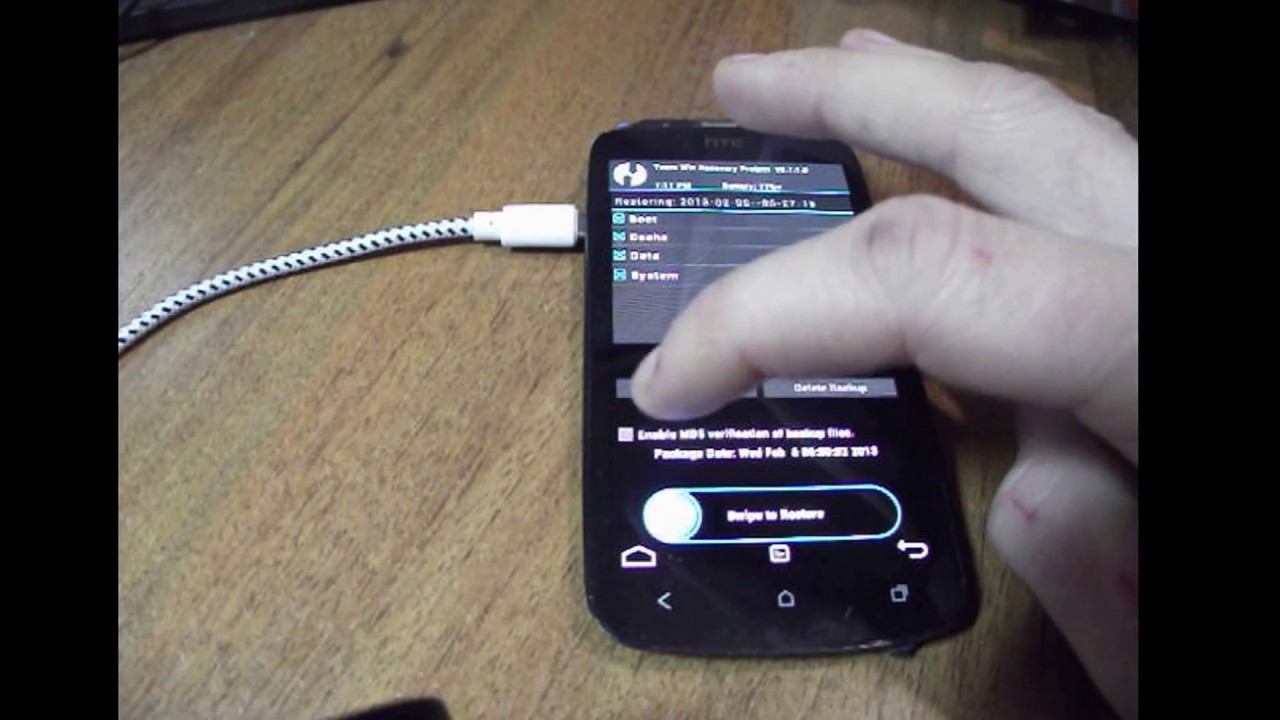 htc one s восстановление прошивки