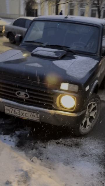 Нива в моде при любой погоде❄️ #нива #ниваурбан #niva #nivaurban #ladaniva