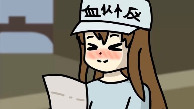 Platelet  receives a "Love Letter" | Cells At Work Animated Parody