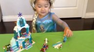 Lego Disney Princess Frozen Elsa's Sparkling Ice Castle Jaslyn TV Toy Review