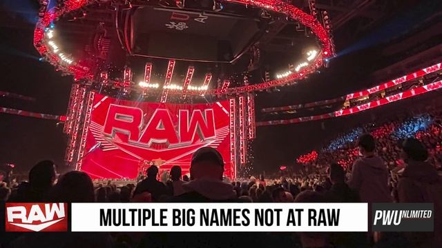 Multiple Big Names Not At Tonight's Monday Night RAW
