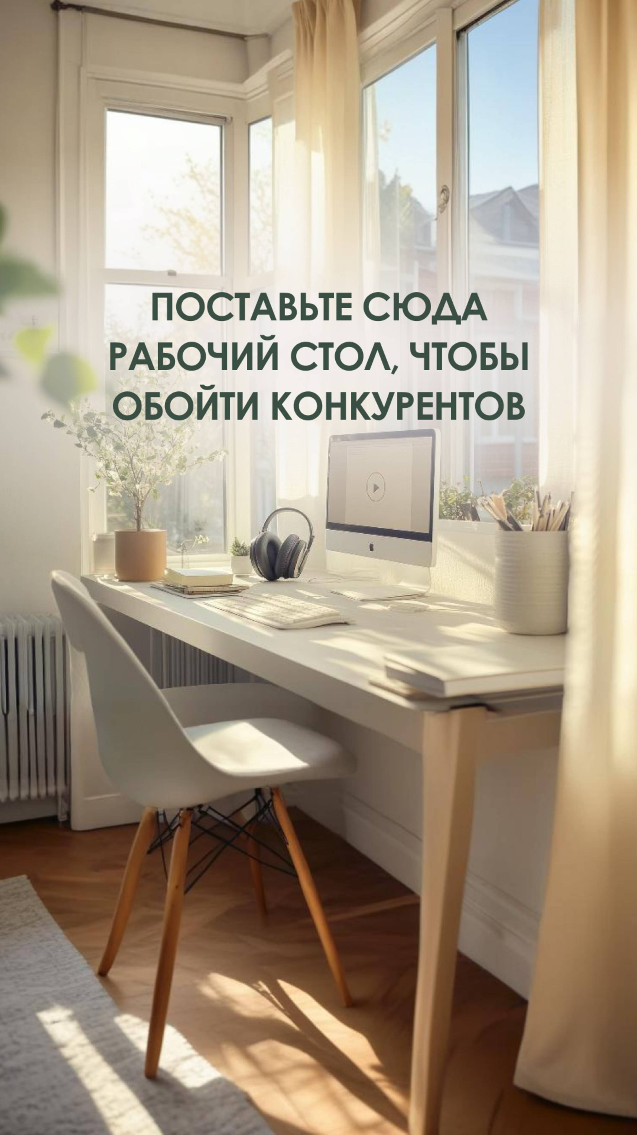 Поставьте сюда рабочий стол, чтобы обойти конкурентов