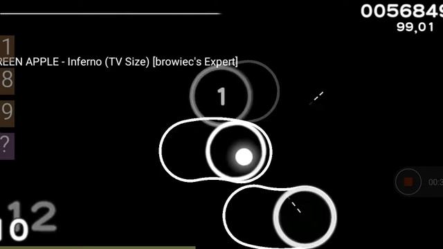 [osu!droid] Mrs. GREEN APPLE - Inferno (TV Size) [browiec's Expert] HDDT FC #1