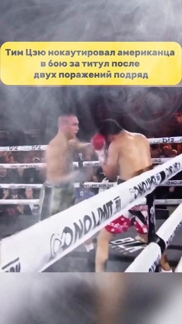 Тим Цзю нокаутировал американца в бою за титул после двух поражений подряд