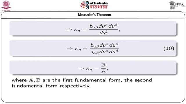 M-21.Meusnier's Theorem and Theorema Eggregium of Gauss