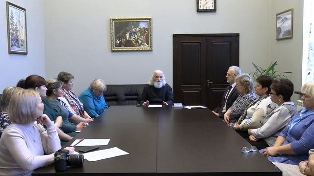 Педагогическая встреча с епископом Адрианом