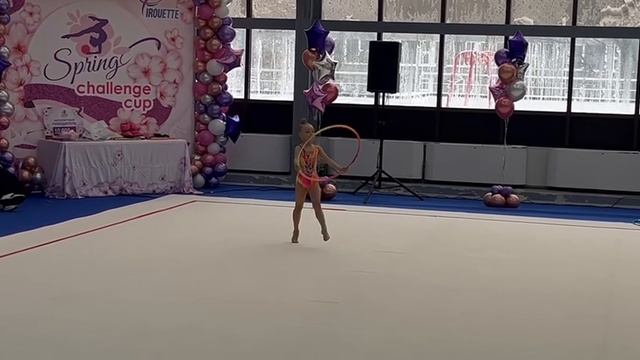 Художественная гимнастика Тетерятникова Дарья ЦХГ1 Challenge cup Пируэт 2025 обруч