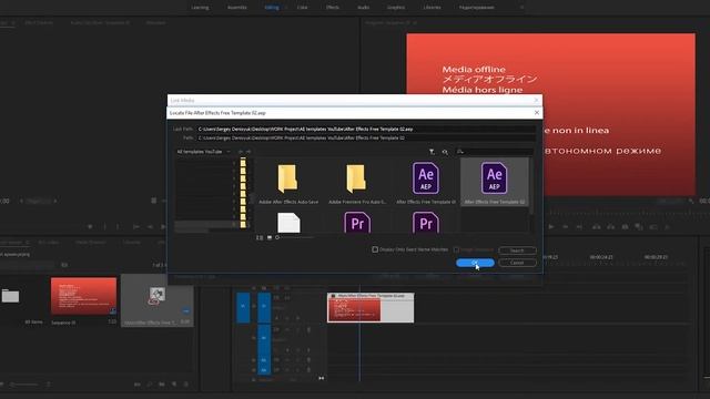 Adobe Premiere Media Offline | Problem SOLVED!