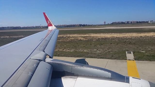 HIGH TRAFFIC ATATURK/ISTANBUL AIRPORT [LTBA] TAKEOFF & TAXI- TURKISH AIRLINES