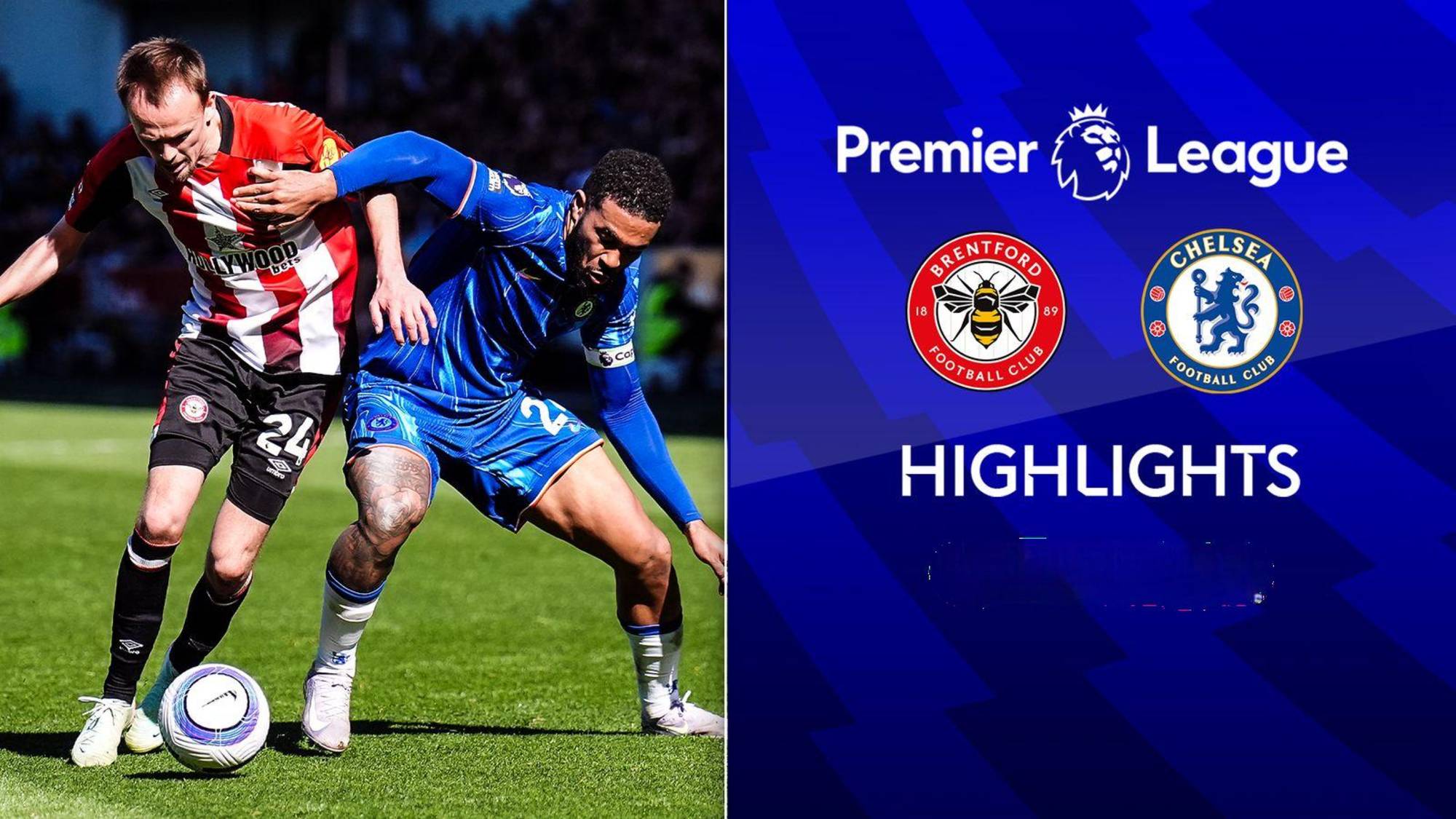 Обзор матча 31 тура Английской Премьер-Лиги НА РУССКОМ. Брентфорд - Челси