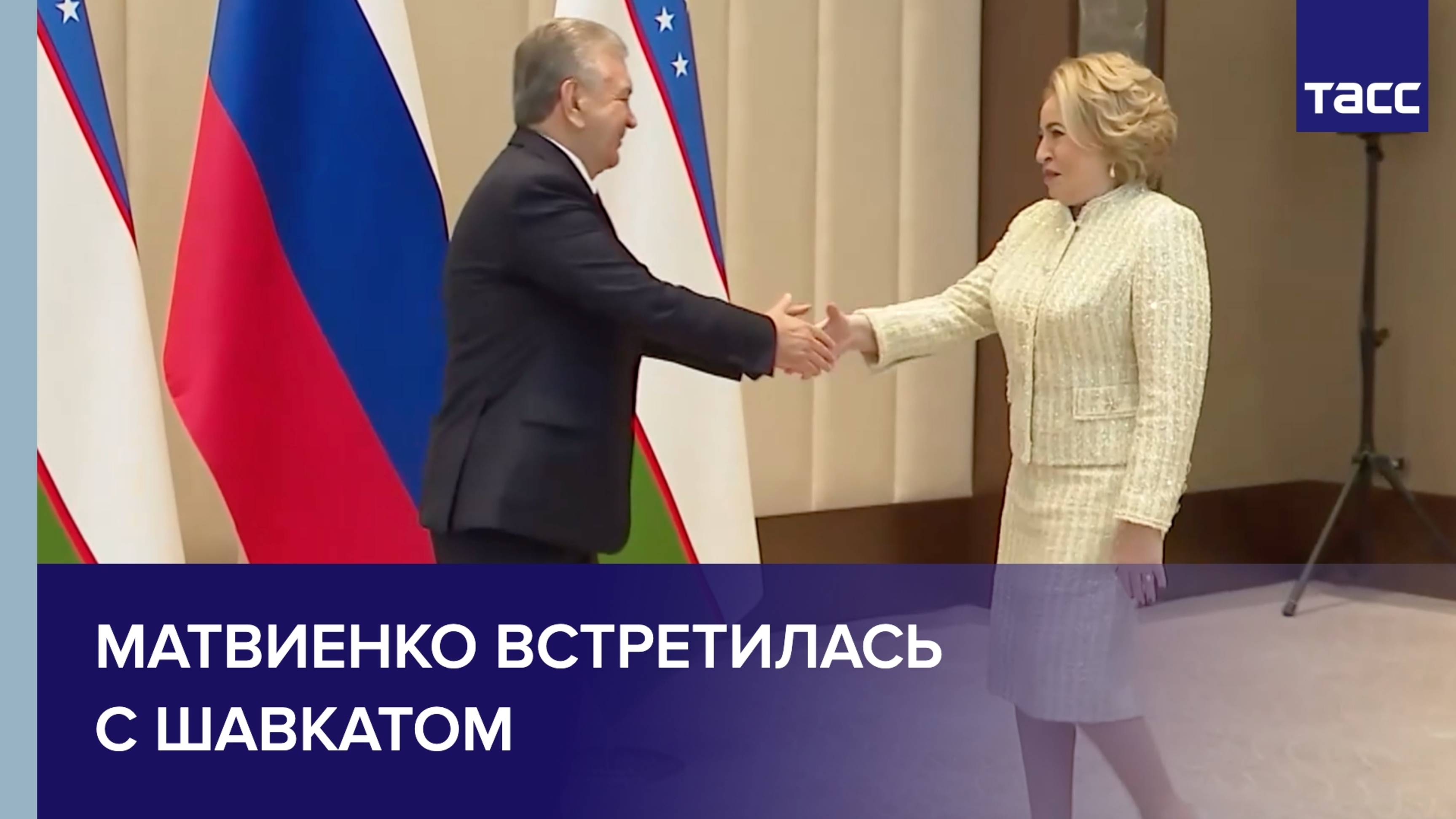 Матвиенко встретилась с Шавкатом