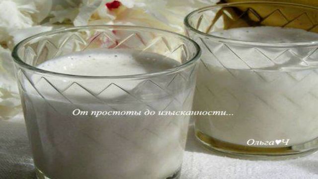 Молочный коктейль с бананом без сахара