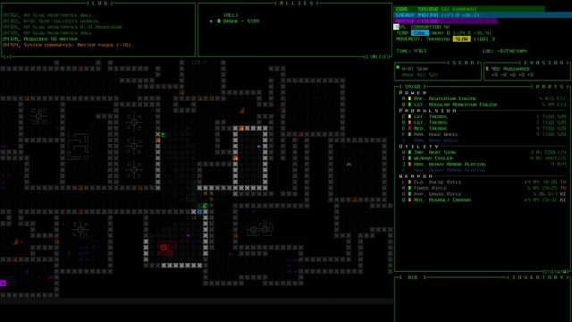 [Stream] Cogmind Pure Core challenge run--no inventory allowed! (part 1) [Beta 6]