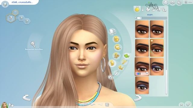 The Sims 4 Create A Sim - Fashion Set Minimal Style Black&White