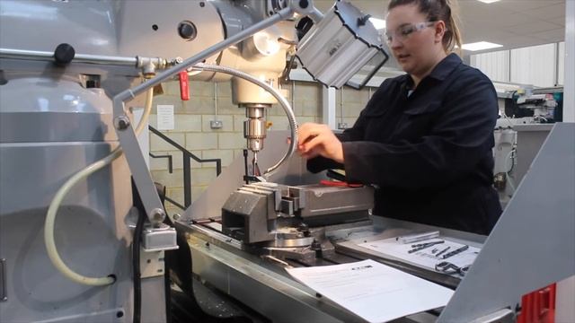 Drilling and reaming to suit a hole using XYZ milling machine.