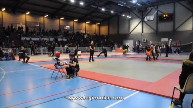 Amine ASKH  Légion Nice championnat PACA FFKMDA kickboxing Marseille 14 november 2018 video