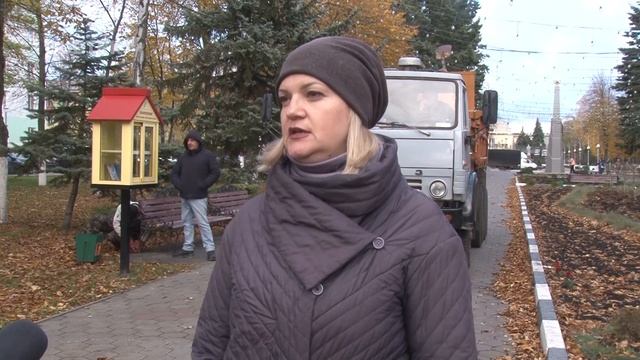 В Губкине обновляют лавочки в общественных местах