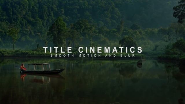 Title Cinematics Effect | Presets | Download | Adobe Pemiere Pro