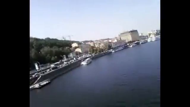 Киев. Мой полет через Днепр.