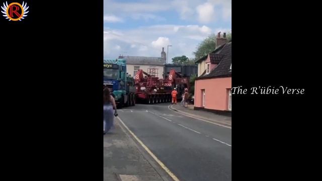 A.L.E Heavy Haulage Unipower - Electrical Transformer Move, Extreme Dangerous Transport Operations.