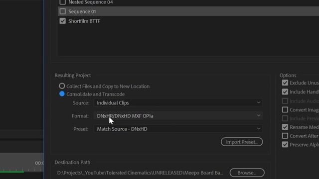 How To Collect All Project Files in Premiere Pro To Keep an Organized Structure