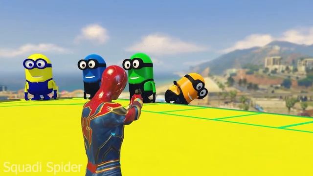 GTA 5 Spiderman VS Spiderman Funny Compliance | Hit From Highest Building Funny Ragdoll #gta5