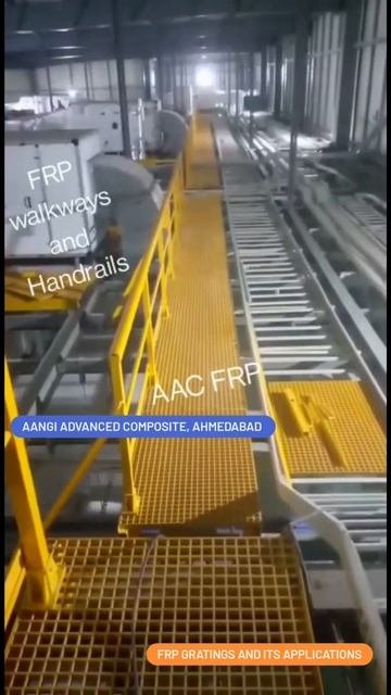 FRP GRATINGS AND ITS APPLICATIONS, Aangi Advanced Composite, Ahmedabad.