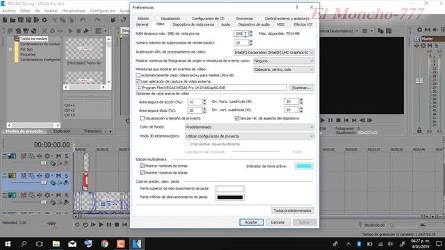 Solución: Sony vegas no renderiza y se congela