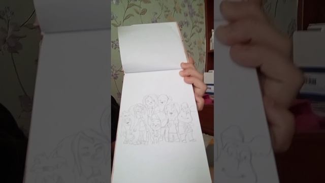 обзор моих рисунков