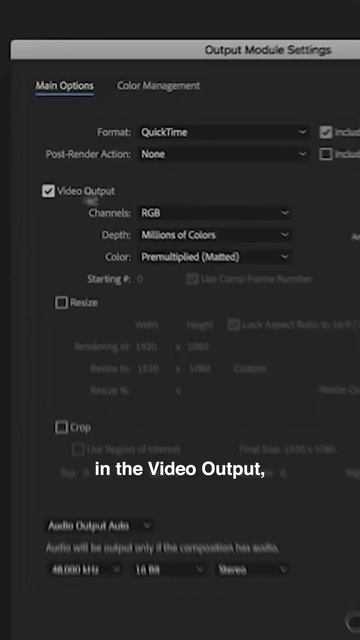How to Export Transparent Background Videos in Adobe After Effects CC