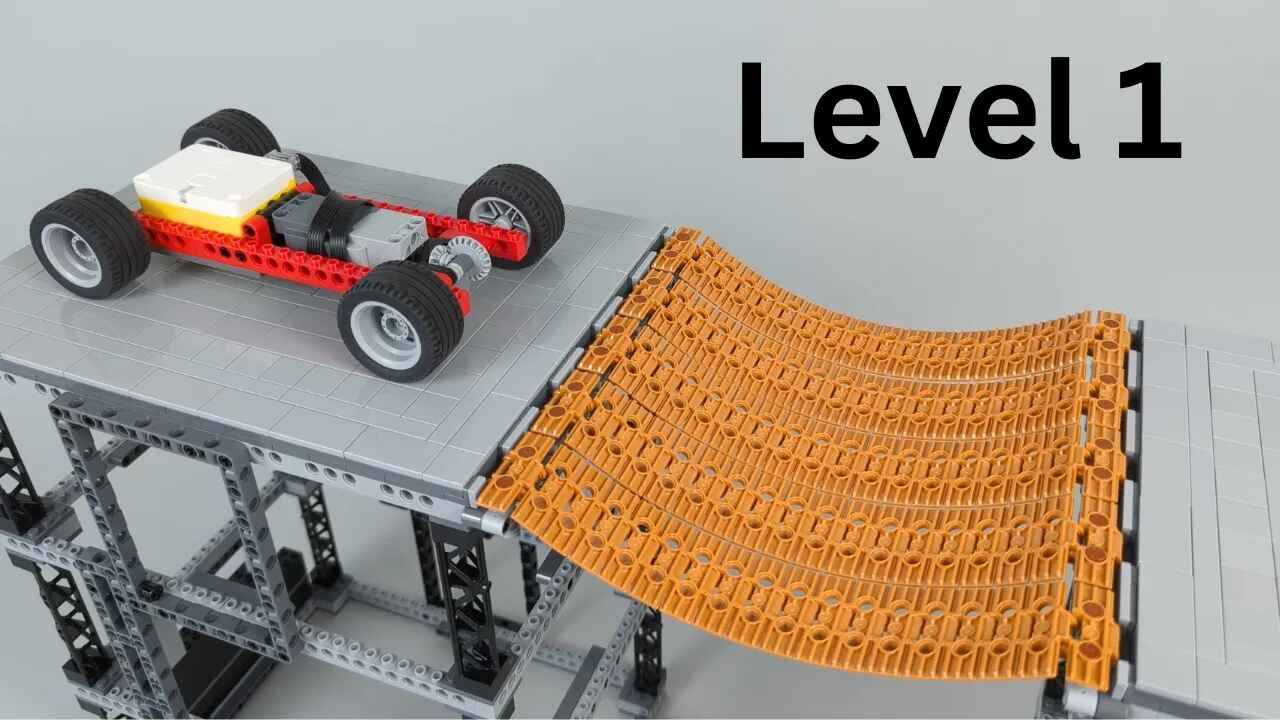 Заставляем автомобиль LEGO пересекать разрушенные мосты...