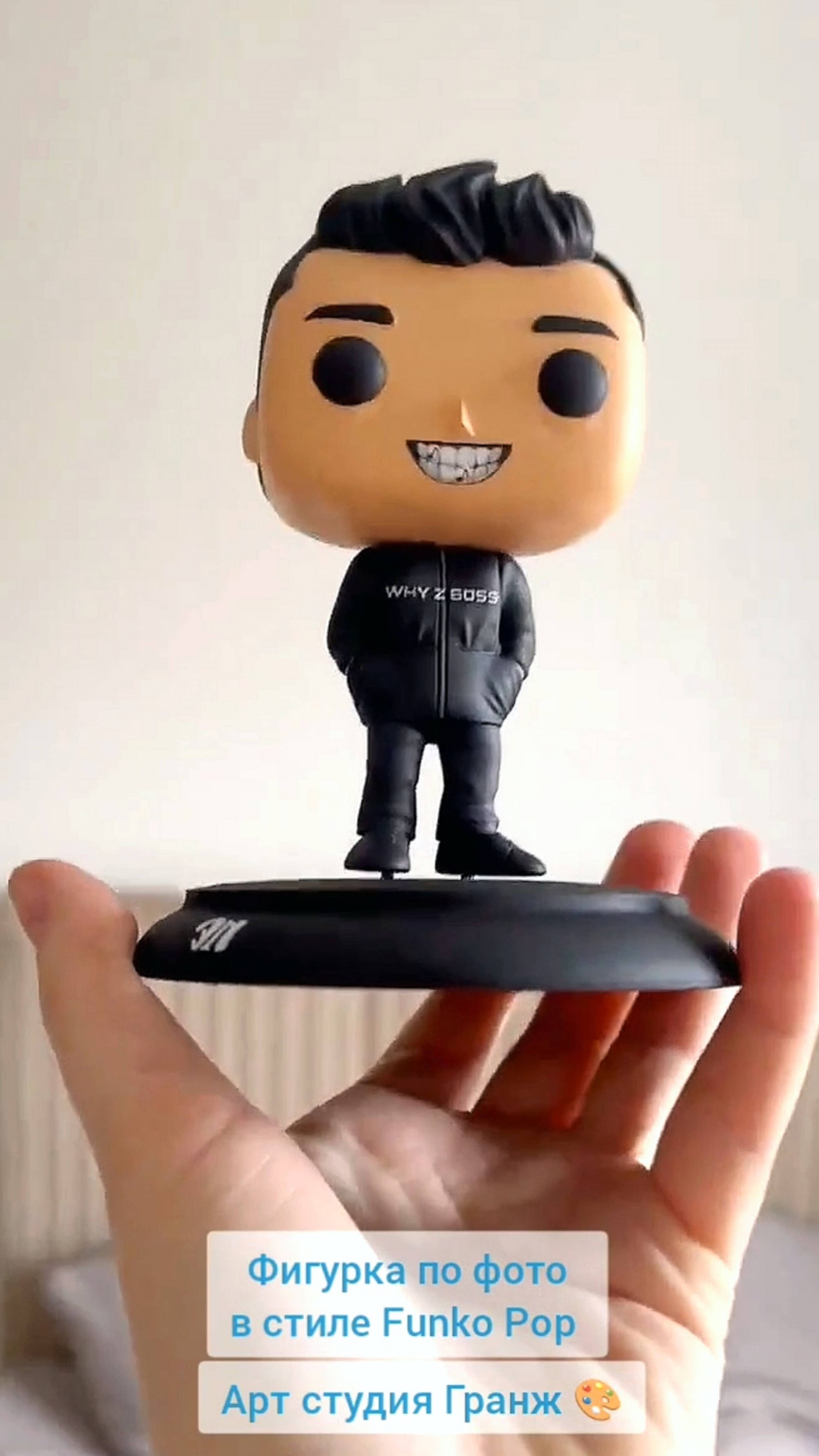 Видео отзыв клиента. Фигурка по фотографии Funko Pop.