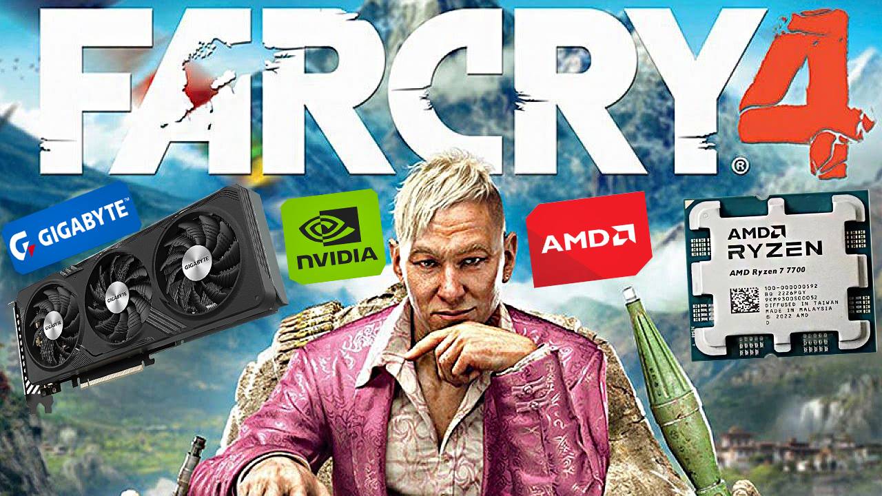 FAR CRY 4 - TEST PC AMD RYZEN 7 7700 GIGABYTE RTX 4060 8 GB | ФАР КРАЙ 4 - ТЕСТ МОЕГО КОМПЬЮТЕРА