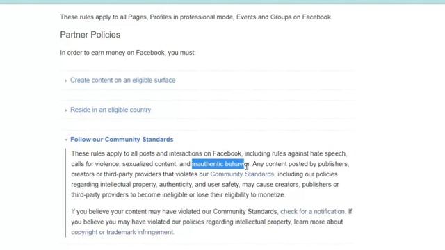 Facebook page quality Red to Green | Facebook Partner Monetization Policies