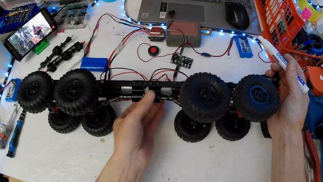 RC Проект 8х8 ТЯГАЧ WPL. ПЕРВОЕ САМОСТОЯТЕЛЬНОЕ ПЕРЕДВИЖЕНИЕ. НО ЕСТЬ НЮАНС...