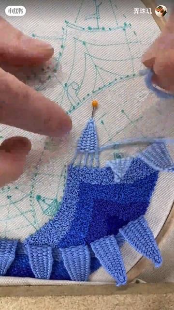 Объемная вышивка цветка: создание 3D-эффекта
