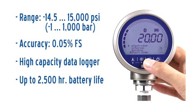 CPG1500 Precision Digital Pressure Gauge Overview