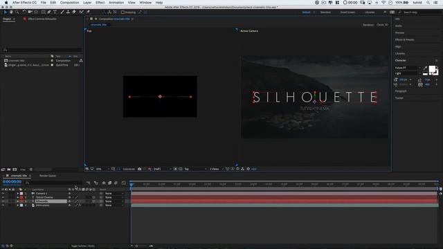 Clean Cinematic Titles in After Effects CC