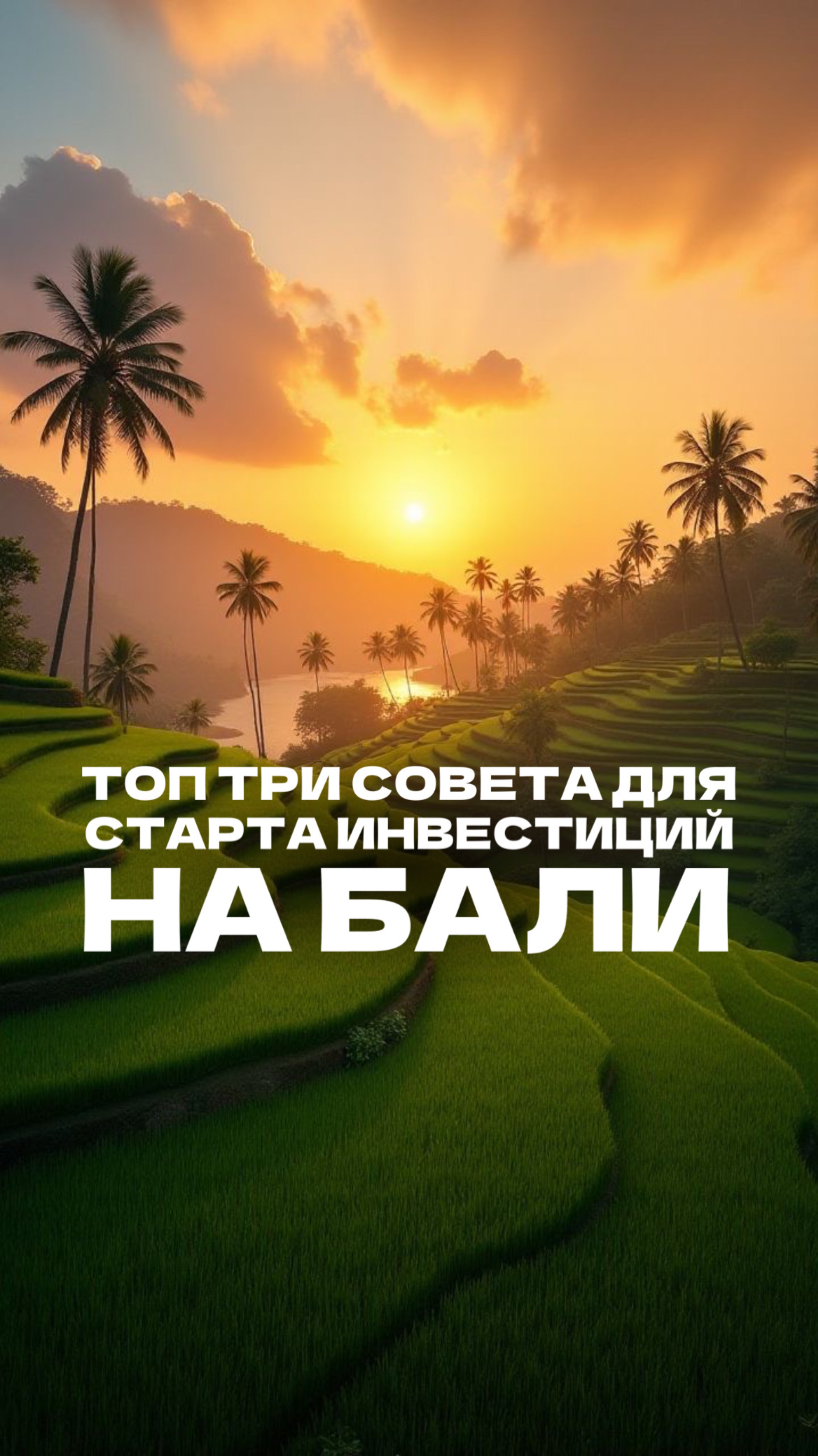 Топ три совета для старта инвестиций на Бали