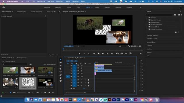 How To Add A Background Image and a Color Background - Premiere Pro
