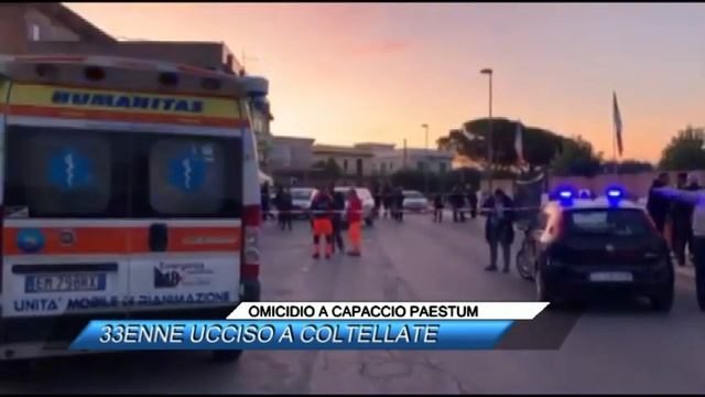 OMICIDIO A CAPACCIO PAESTUM, 33ENNE UCCISO A COLTELLATE