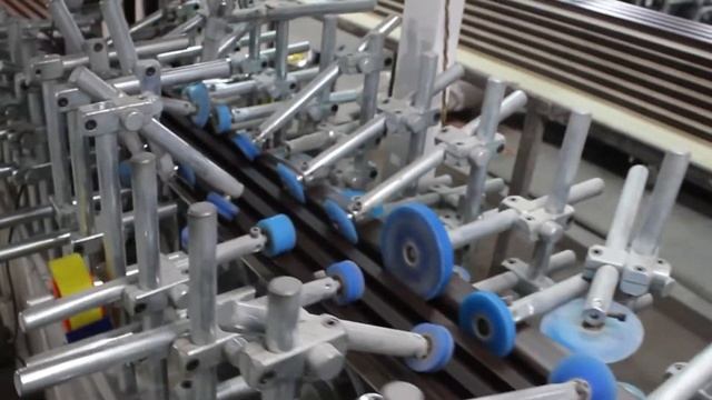 WPC wall panel laminating production line