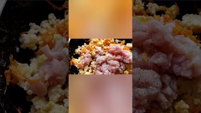 Голубцы с пшеном