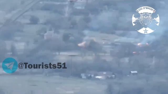 - САУ 2С1 "Гвоздика".
- Пункт управления БпЛА.
- Склад ГСМ.
- гексакоптер Р-18 "Баба Яга".
Армия РФ