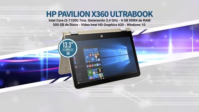 Comercial Tecnoaguinaldo HP Pavilion X360 Ultrabook en mp4 HD