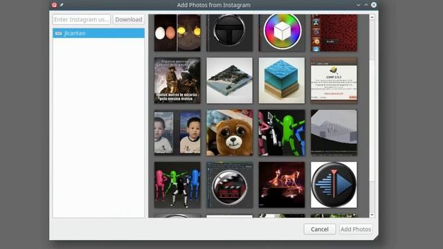 Slide de fotos rápido e prático no linux