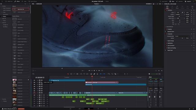 Editing a Commercial | Effects & Transitions [Filming By Yourself Pt. 3] DaVinci Resolve 19 Tutoria