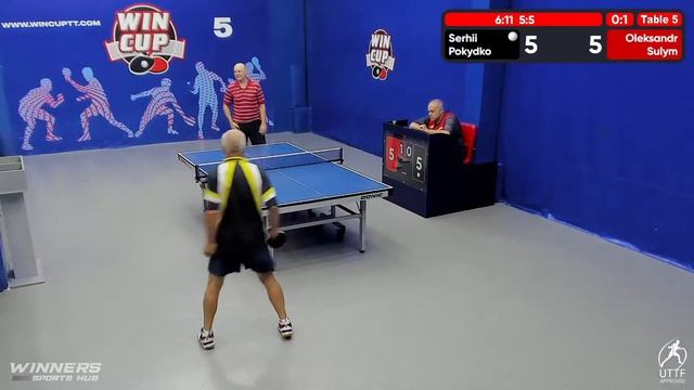 14:30 Serhii Pokydko 0-3 Oleksandr Sulym    South 4 WIN CUP 26.08.2022 WINCUP | TABLE TENNIS