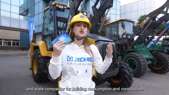XCMG Backhoe loader introducation in Bauma exhibition