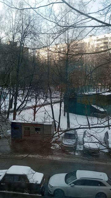 Вот это апрель в Москве...